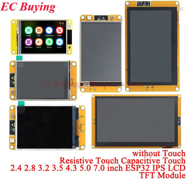 ESP32 S3 Entwicklungsboard mit LCD TFT Display und WiFi für Arduino und LVGL von EC Buying - Bild 1