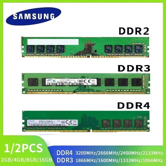Samsung DDR4 RAM Arbeitsspeicher für Desktop-PCs in Grün - Bild 1