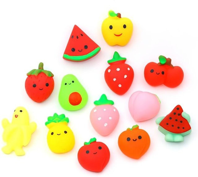 Fashnics Mochi Squishy Spielzeug Set, 1-24 Stück, Mini Squishies Frucht Squeeze Pack - Bild 1