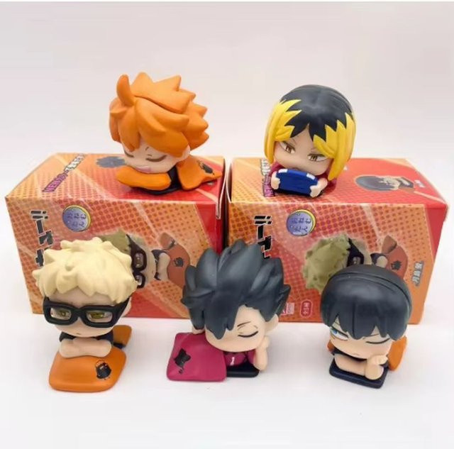 Bandai Japanische Anime Volleyball Jugend Schlaf-Blindbox, Desktop-Ornament - Bild 1