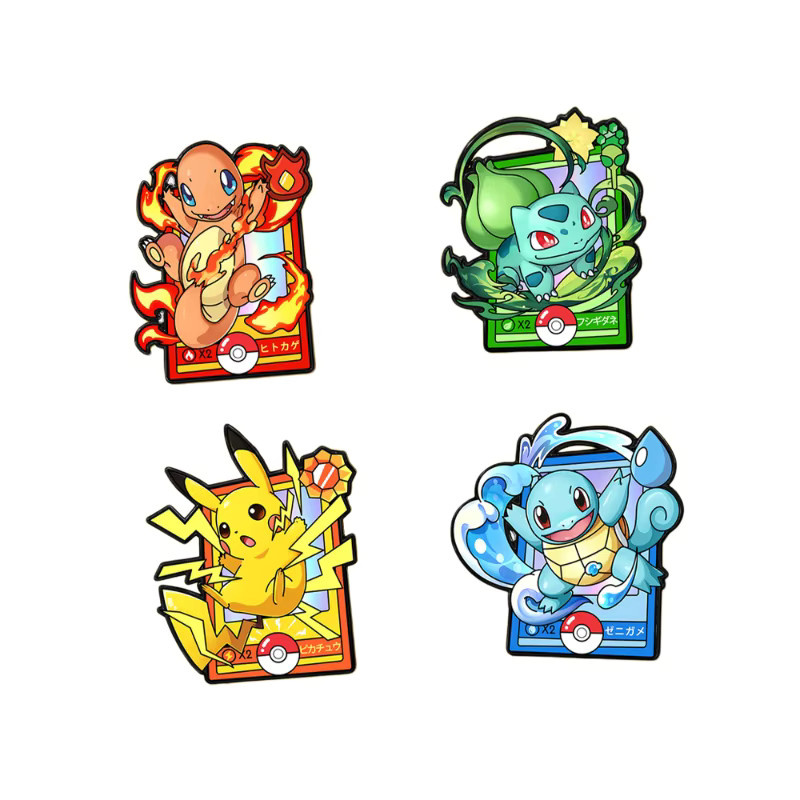 Bandai Pokémon Emaille-Pins Set, Pikachu Brosche, Metall, Set / Bundle - Bild 2