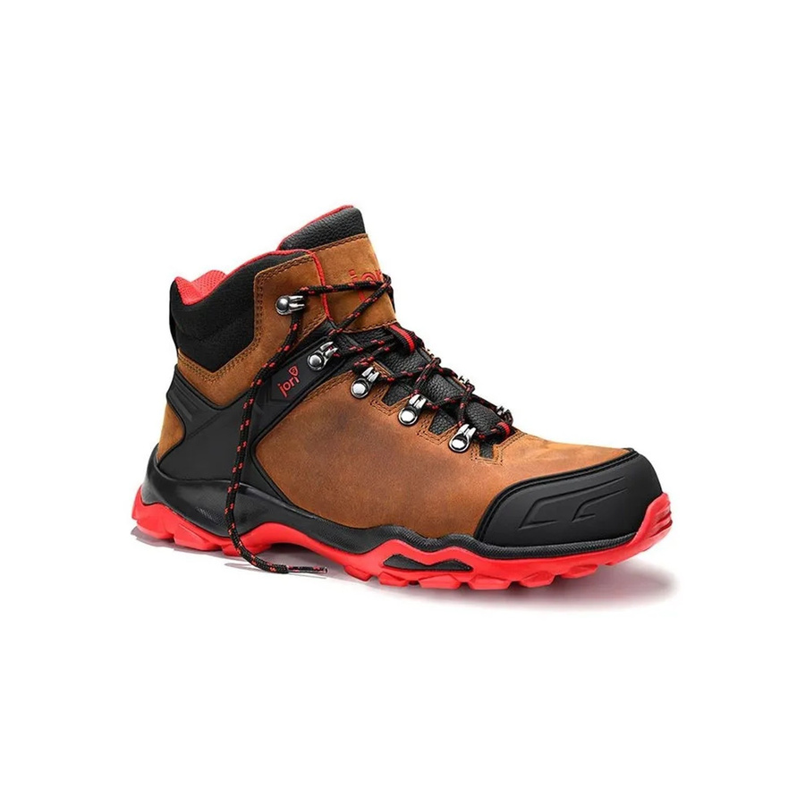Elten Sicherheitsschnürstiefel Jo Powerful Brown S3 aus Nubukleder in Größe 47 - Bild 2