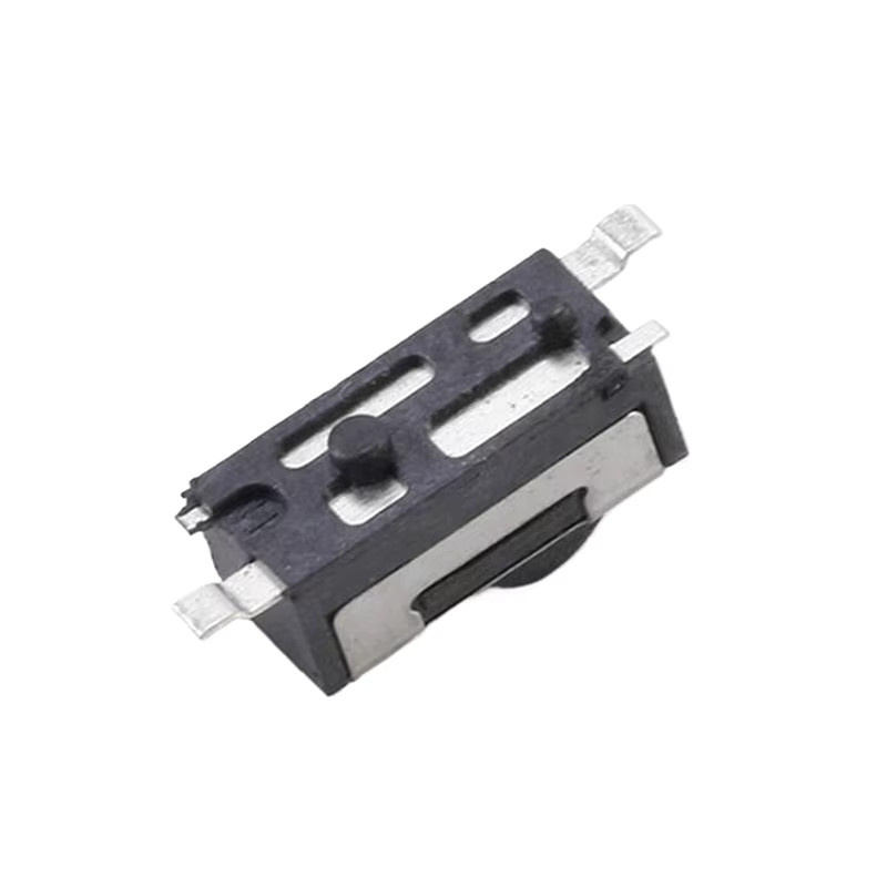 10 Stück KFC-W1-03 Runde Kopf Kamera Reset Micro Stille Endschalter mit Innenfeder, 2Pin, Schwarz - Bild 2
