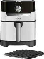 Tefal Heißluftfritteuse Easy Fry & Grill Classic in Schwarz, Silber und Weiß mit Timer und 1550 Watt - Bild 1