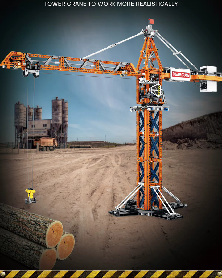 AMAZINGBLOKS Fernbedienung Turm Kran, Bausteine, 1176 Teile - Bild 2