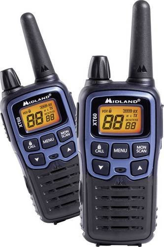 Midland XT60 C1179 PMR/LPD-Handfunkgerät 2er Set in Schwarz - Bild 1
