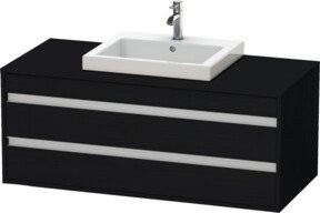 Duravit Waschtischunterschrank Ketho mit 2 Schubladen für Einbauwaschtisch mitt., Breite: 120 cm, Tiefe: 55 cm - Bild 1