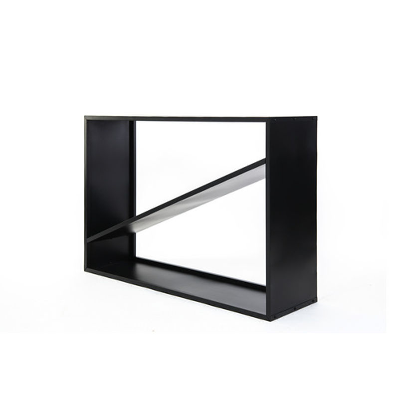 Westmann Stahl Kaminholzregal Holzlager schwarz B/H/T: 115 x 80 x 35 cm - Bild 5