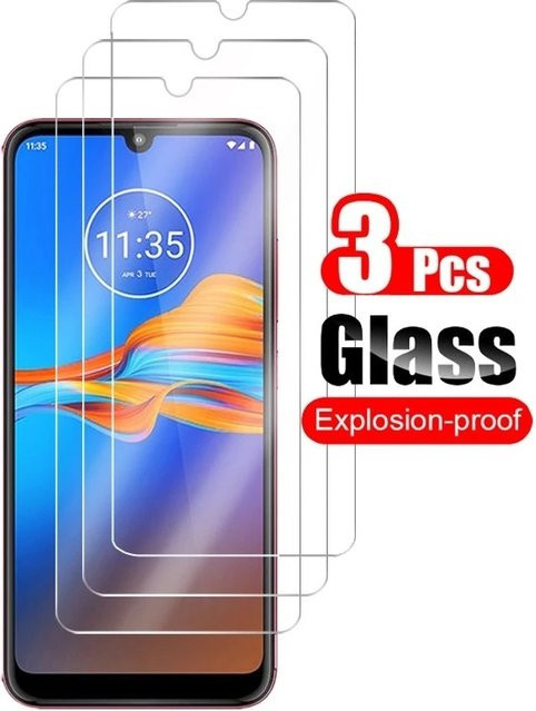 3er-Set gehärtetes Glas Displayschutzfolie für Motorola Moto G10 G20 G30 G50 G60 G100 G200 G31 G41 G51 G71 G22 G52 G82 e40 E20 in Transparent - Bild 1