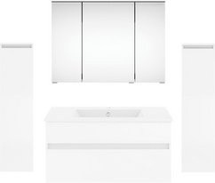 Get2You Badmöbel-Set twenty one, 5-teilig, modern, weiss glänzend, Waschbecken B/H/T: 92 x 1,5 x 51 cm - Bild 1