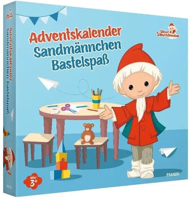Franzis Sandmännchen Bastelspaß Adventskalender, ab 3 Jahre - Bild 1