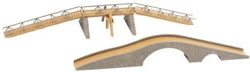 Faller 2 Fußgängerbrücken, H0, 1:87, Holz - Bild 1