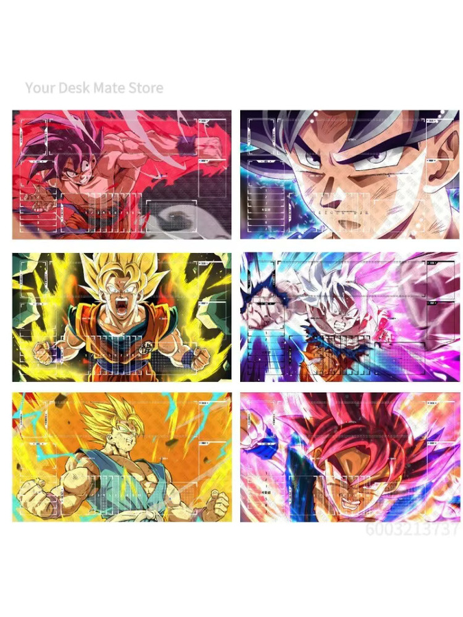 Bandai Dragon Ball Son Goku Super Saiyan Spielmatte, Gummi, englische Version - Bild 2