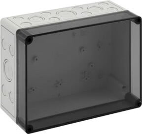 Spelsberg Leergehäuse TK PC 2518-11-tm Verteilerkasten aus Kunststoff in Grau und Transparent - Bild 1