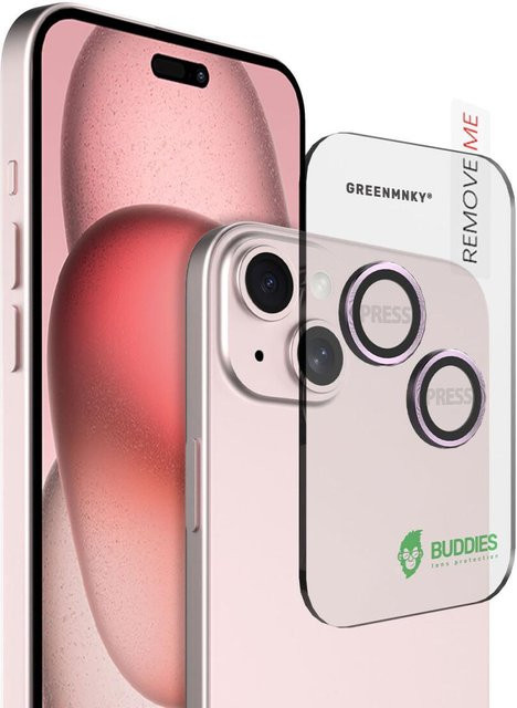 BUDDIES Handyhülle für iPhone 15 und iPhone 15 Plus in Pink - Bild 1