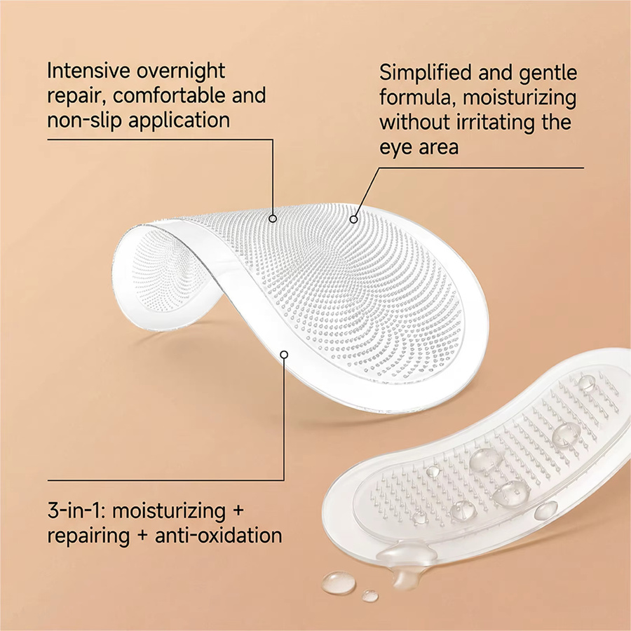 eelhoe Vitamin E Mikronadel-Augenpads, 0,25mm, Unisex, für trockene Haut - Bild 2
