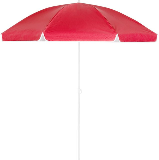 Kingsleeve Marktschirm Crete Rot mit UV-Schutz 50+ und Neigefunktion, Durchmesser: 200 cm - Bild 1