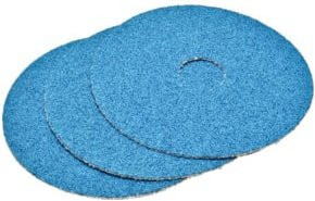 Roll Klettscheiben Zirkon Blau Durchmesser: 140 mm für Winkelschleifer - Bild 1