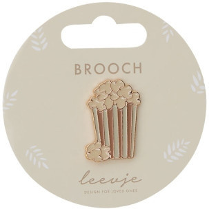 Leevje Brosche Popcorn, Unisex - Bild 1