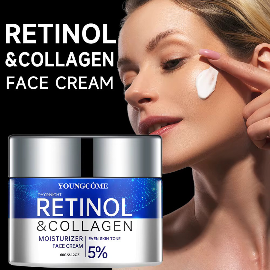YOUNGCOME Hautpflege-Set mit Retinol und Kollagen, Creme und Serum - Bild 4