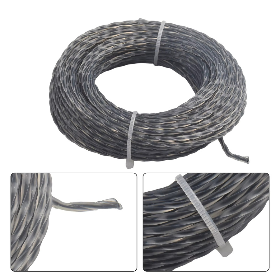 Vibratite Rasentrimmerfaden Set mit Seilkernverstärkung, 2 Rollen à 15 m, Durchmesser: 2,0 mm bis 3,0 mm - Bild 3
