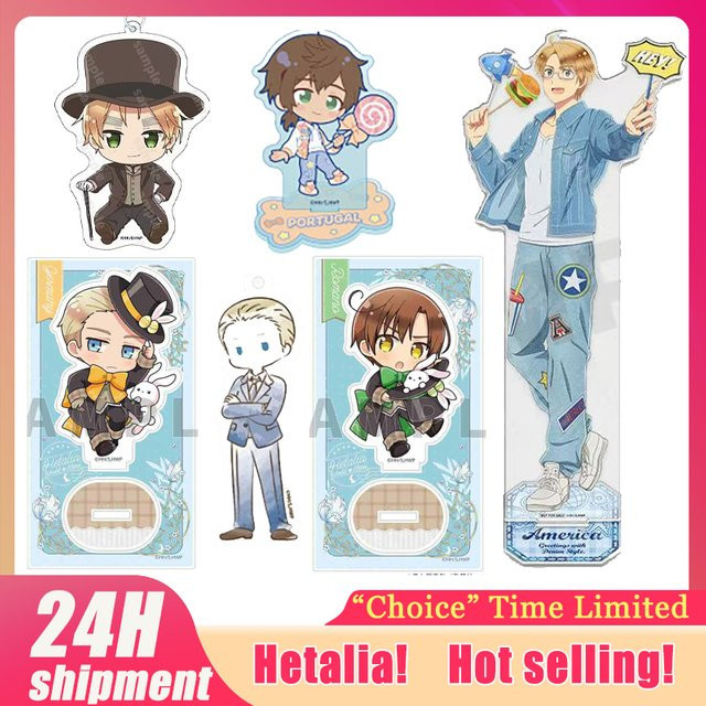 Hetalia Acryl-Ständerfigur, Alfred F. Jones, Ivan Braginski, Ludwig, Bunt / Mehrfarbig - Bild 1