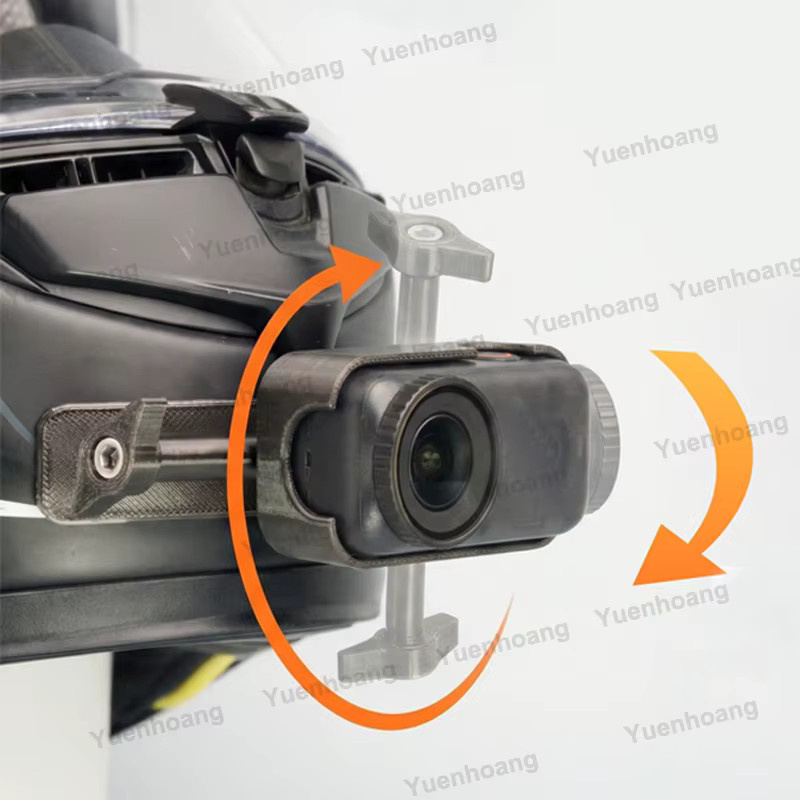 DJI OSMO NANO Adapter für Motorradhelm-Kinnhalterung mit magnetischer Halterung in Schwarz, kompatibel mit horizontaler und vertikaler Aufnahme - Bild 2