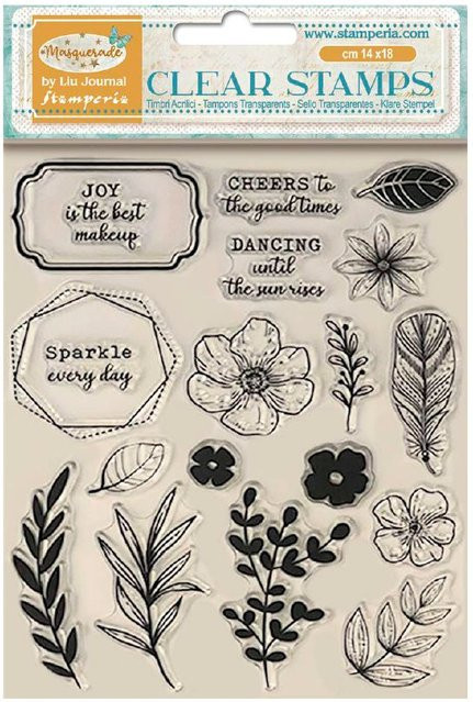 Clear-Stamps Masquerade Flowers - Bild 1
