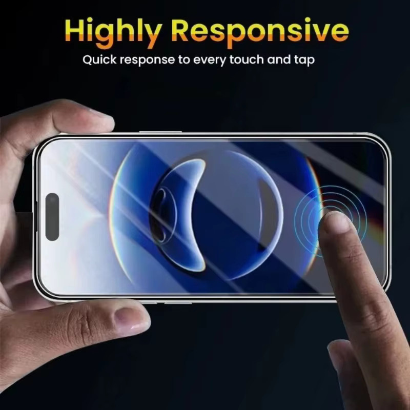 ZMZE 3er-Pack Ultra-Klares Panzerglas Displayschutzfolie für iPhone 17 Pro Max, 16, 15, 14, 13, 12, 11 Pro, transparent - Bild 4