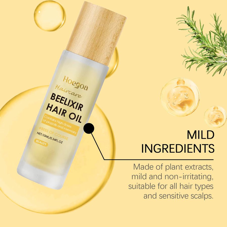 HOEGOA Haaröl Honig-Rosmarin, 10 ml, für trockenes Haar - Bild 2