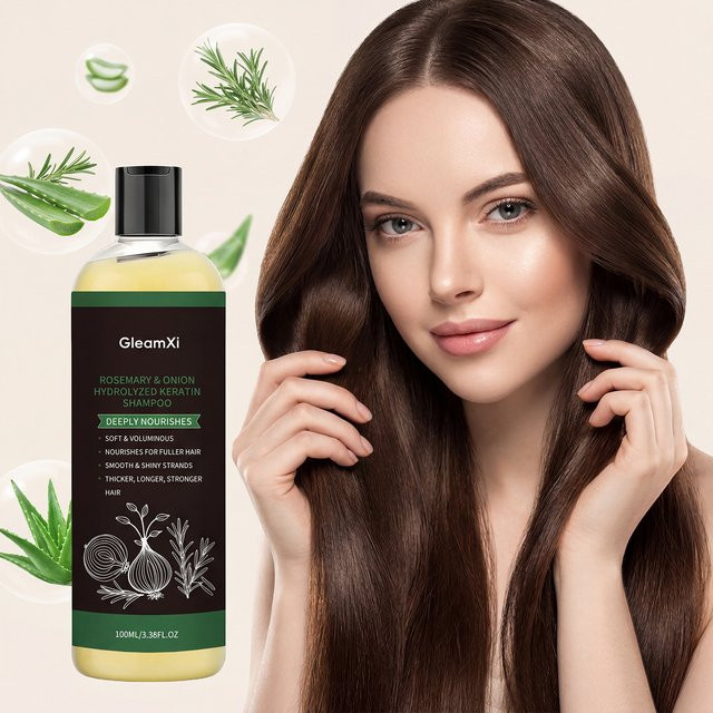 Gleamxi Rosmarin-Zwiebel-Shampoo, Unisex, gegen Schuppen - Bild 1