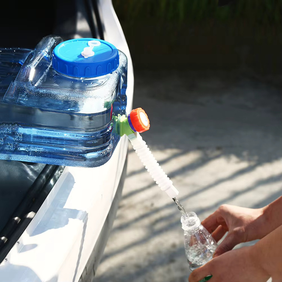 ALLOYSEED Tragbarer Wassertank aus Kunststoff mit Zapfhahn für Camping und Wandern, 5,5 l oder 10 l - Bild 4