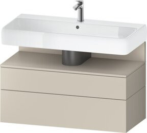 Duravit Waschtischunterschrank Qatego mit 1 Kasten und 1 Auszug, B/T/H: 99 x 47 x 59 cm - Bild 1