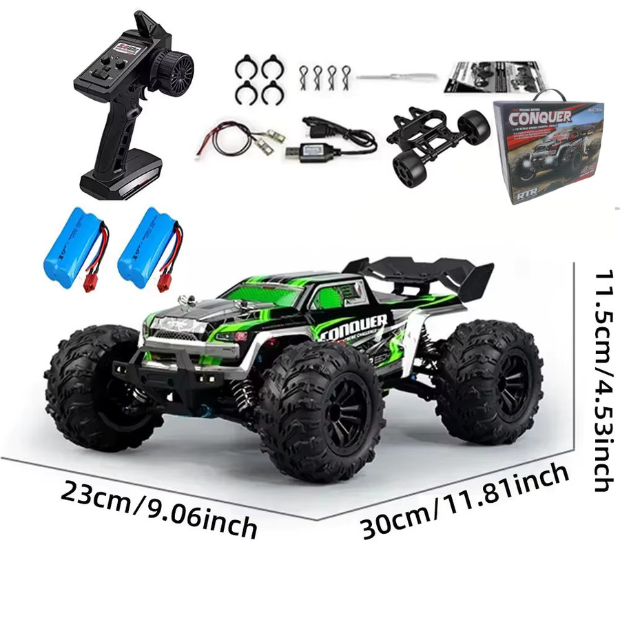 WLtoys 4WD RC-Auto, Monster Truck, 1:16, mit LED-Leuchten - Bild 6