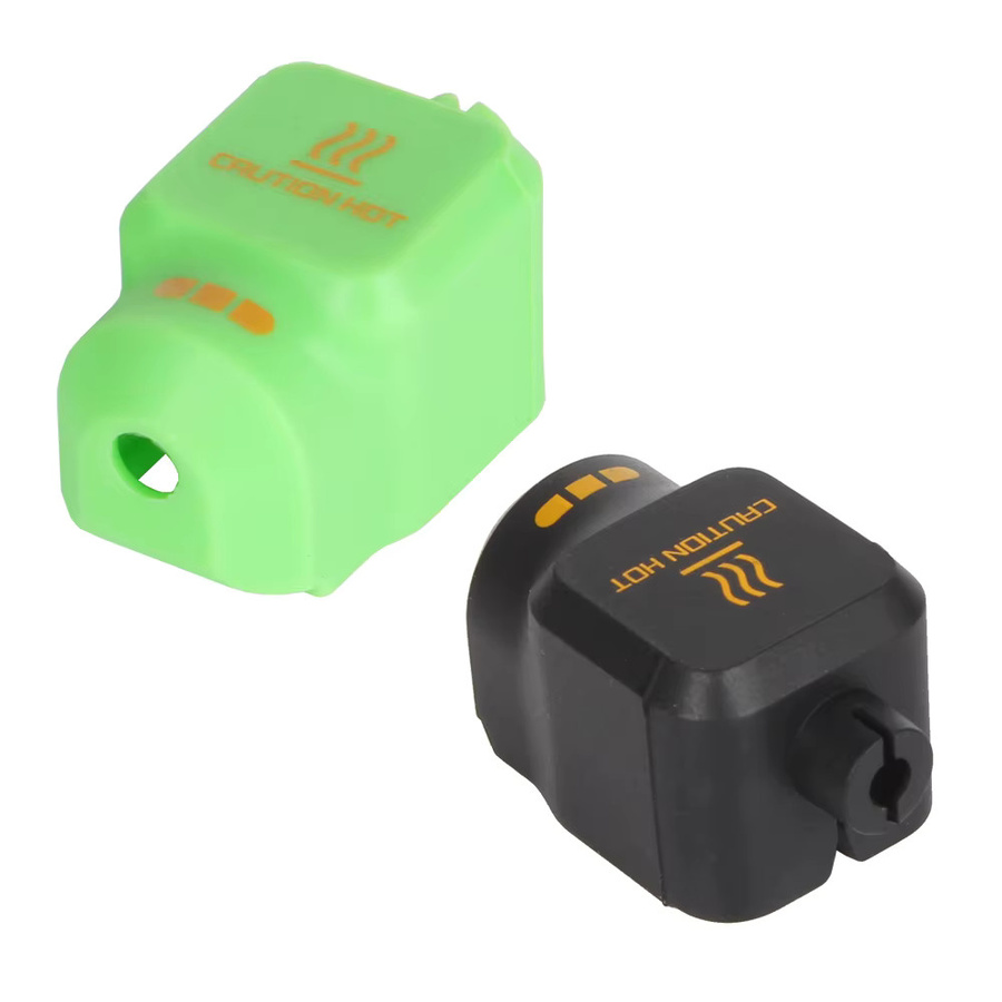 XCR3D Silikon-Socken-Abdeckung und Hotend-Heizblock-Kit für Bambu Lab P1S mit Düsen in 0,2 mm, 0,4 mm, 0,6 mm und 0,8 mm in Schwarz - Bild 4