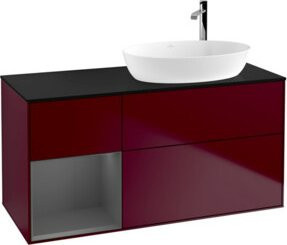 V&B Waschtischunterschrank Finion in Anthrazit lackiert, Breite: 120 cm, Höhe: 50,1 cm, Tiefe: 50,1 cm - Bild 1