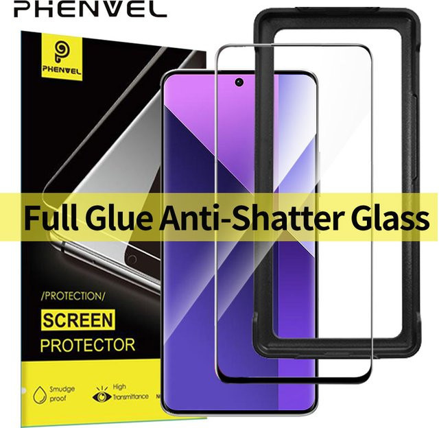 Xiaomi Redmi Note 13 Pro Plus 3D Schutzglas Transparent mit Vollkleber und Anti-Shatter-Funktion - Bild 1