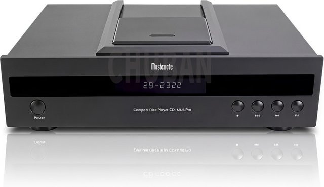 Musicnote MU6Pro Audiophiler CD-Player in Schwarz mit Röhrensymmetrischem Ausgang, 1795 Decodierung, Digitalausgang und Fernbedienung - Bild 1
