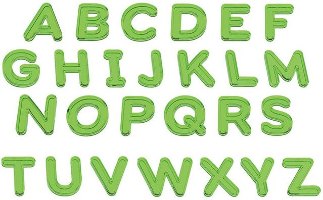 Kidsly Montessori Regenbogen-Alphabet Zählbär, Lernspielzeug, transparente Buchstaben - Bild 1