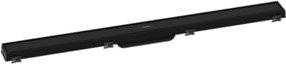 Hansgrohe RainDrain Match Duschrinne als Fertigset in Mattschwarz aus Edelstahl mit Geruchsverschluss, Breite: 90 cm - Bild 1