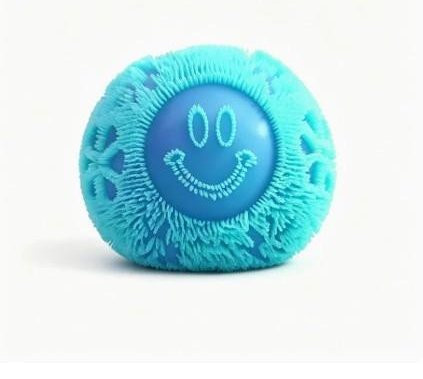 NeeDoh Fuzz Ball Blumenstil, Knetball, Samtige Textur, ab 14 Jahren - Bild 1