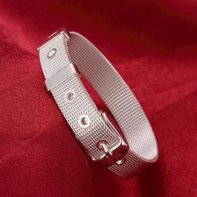 Uhrenarmband 925 Silber, 10 mm, Damen - Bild 1