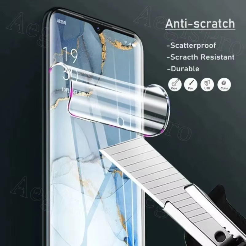 3er Pack Hydrogel-Displayschutzfolie für Honor Magic 3 4 5 Pro, transparent, wasserabweisend und kratzfest - Bild 5