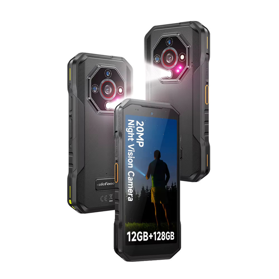 Ulefone Armor X32 Robustes Smartphone in Schwarz mit Android 14, 128 GB ROM, 12 GB RAM, 4G LTE, NFC und 5,65 Zoll Display - Bild 5