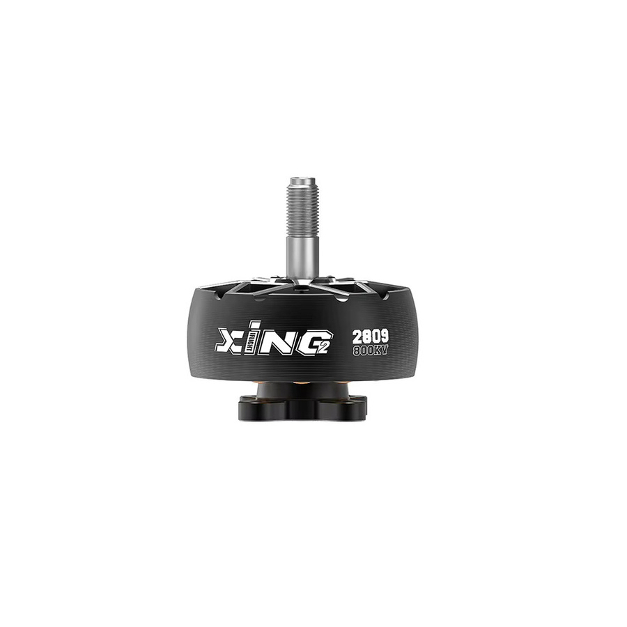 IFlight XING2 2809 Bürstenloser Motor mit 5 mm Titanlegierung-Schaft für 7–8 Zoll Propeller 4–6S RC FPV Drohne in Schwarz - Bild 2