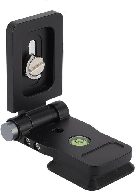 CosyHome Universelle Faltbare Kamera L-Halterung aus Aluminiumlegierung mit QR-Platte für vertikale und horizontale Ausrichtung in Schwarz - Bild 1