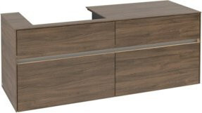 V&B Waschtischunterschrank Collaro mit LED-Beleuchtung, B/T/H: 140 x 54,8 x 50 cm - Bild 1