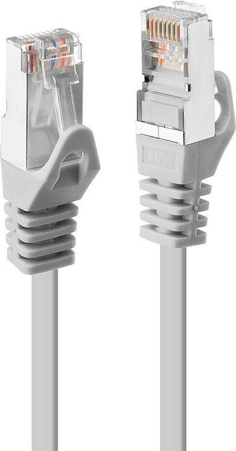 Lindy Patch-Kabel RJ-45 auf RJ-45 CAT 5e F/UTP Ethernet LAN, Grau, 3,0 m (50er Packung) - Bild 1