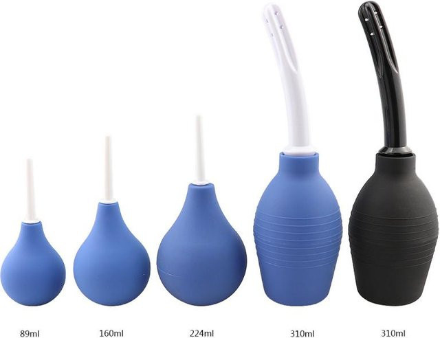 Einlauf-Reinigungsbehälter, Vagina- und Anal-Reiniger, 310 ml, schwarz - Bild 1
