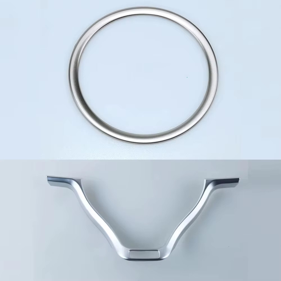 YaLumei Lenkrad Mitte Logo Trim Abdeckung aus Edelstahl für Kia Sportage 4 QL in Silber - Bild 1